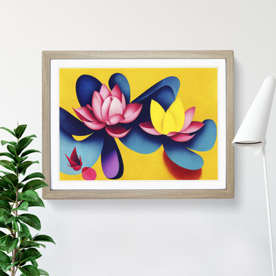 Lotus Flowers - Single Picture Frame Print