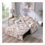 Canapé convertible Soft Boucle à deux chambres à coucher avec canapé-lit à 2 places réglable et 2 oreillers pour les petits salons et les appartements
