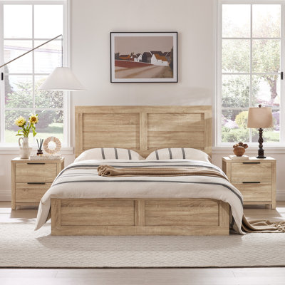 Lit en bois Farmhouse