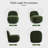 Upholstered Armless Swivel Accent Chair-1297992647