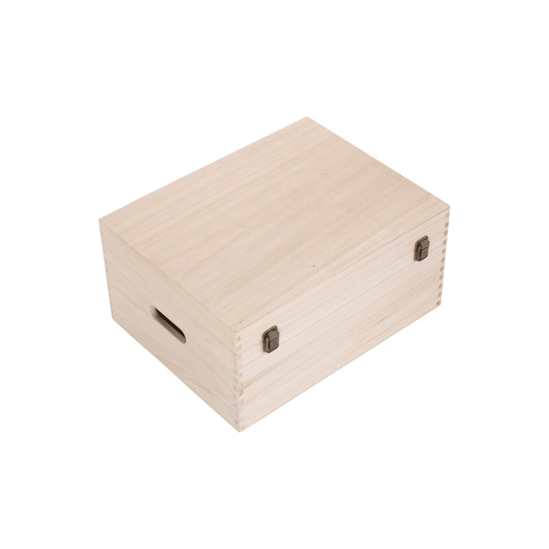 Scheider Wooden Box, 18.5cm H x 40cm W x 31cm D