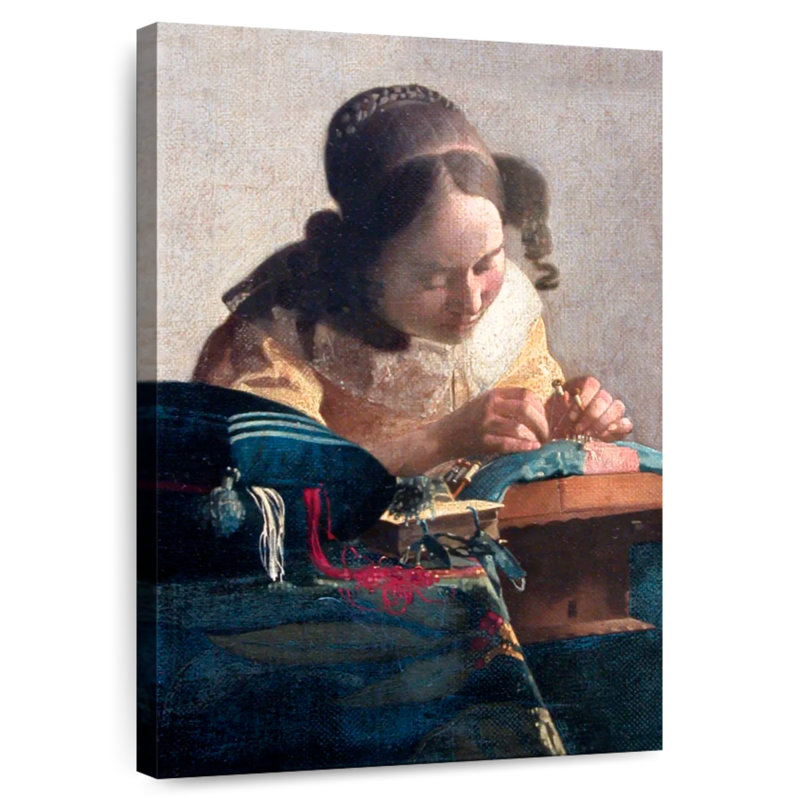Leisha The Lacemaker, 39" H x 26" W