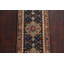 Tapis de couloir oriental bleu marine traditionnel 2x8