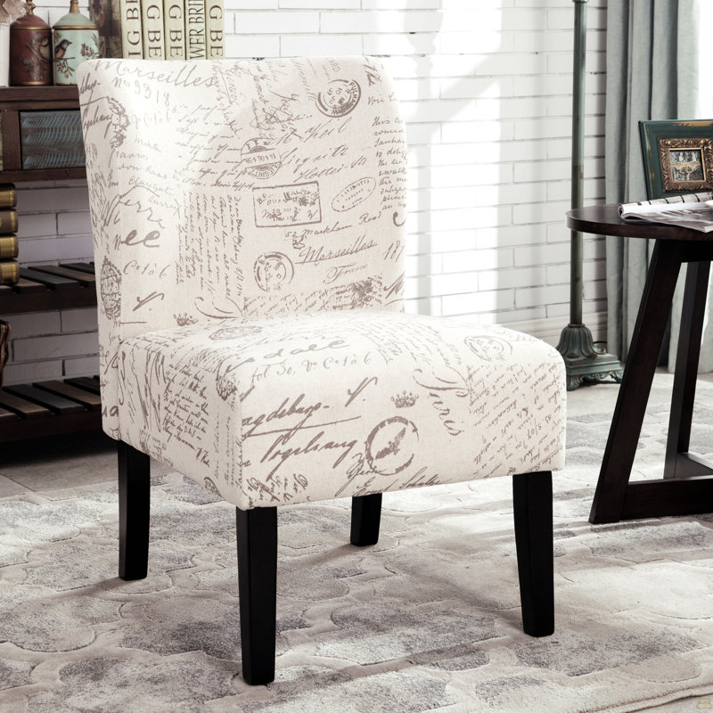 Fauteuil d'appoint Capa Capri, Blanc Asbtract