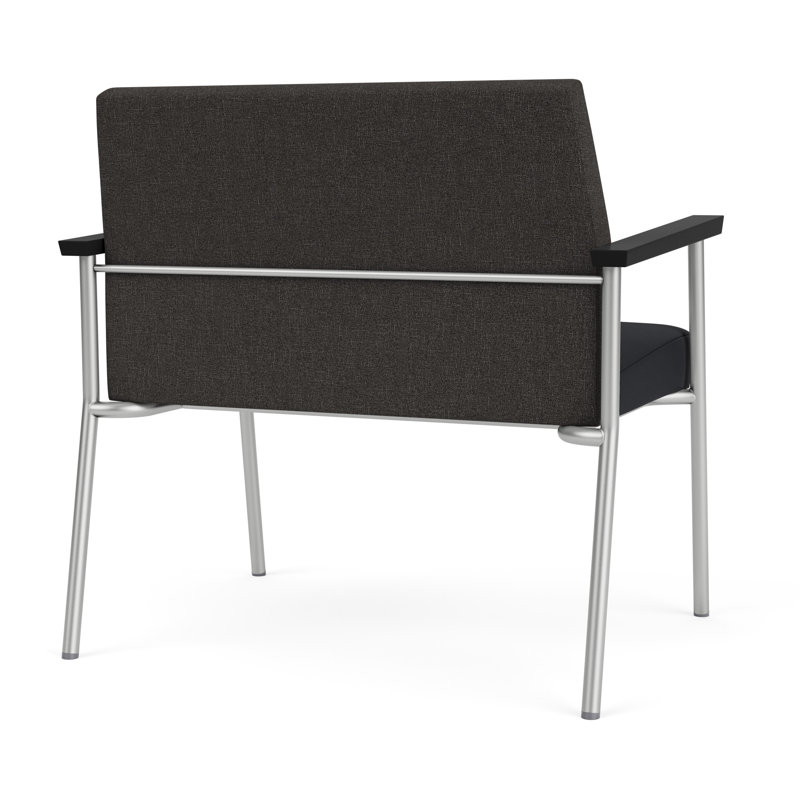 Lesro Chaise de bureau Mystic, Argent, Archetype fumée Modena noir