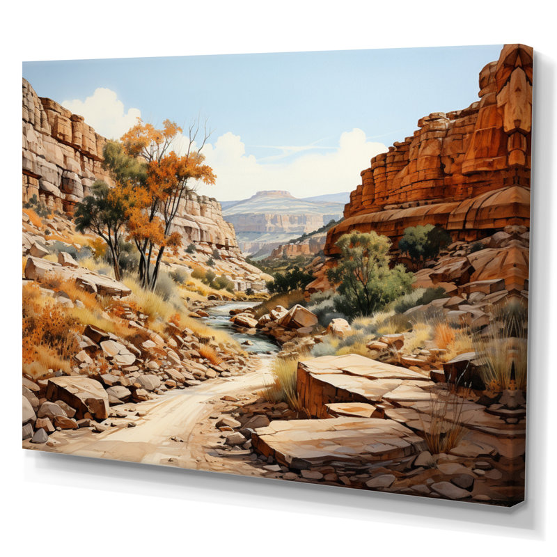 «Anyon Endless Journey», reproduction sur toile, H 12 po x l 20 po x P 1 po, Toile tendue
