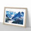 Mountains in Lac Blanc Chamonix - Picture Frame Painting Print-56842229-56842223