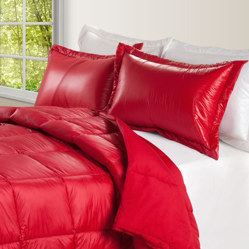 Modern & Contemporary Comforter, King Comforter, Red