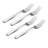 Oneida Reid Satin Dinner Forks, Set of 4