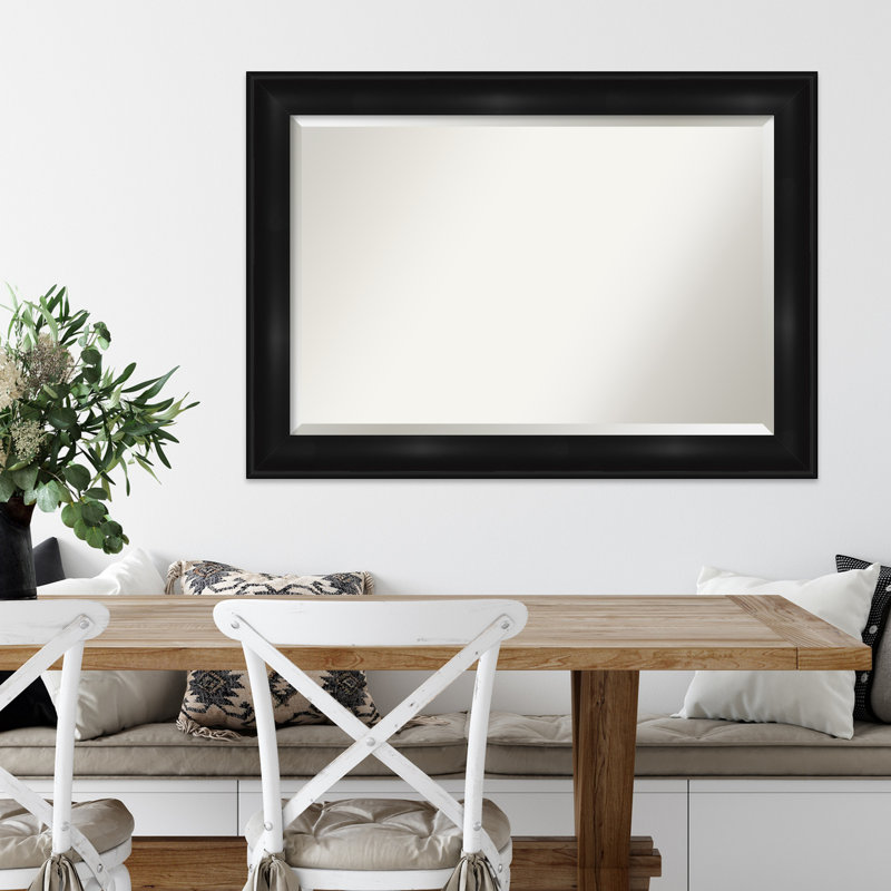 Miroir d'appoint mural au fini patiné Ellenberger, 29,75 po x 41,75 po