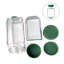 Leakproof Reusable Mason Jar Salad Containers, 2-Pack Food Storage Bowls with Side Opening and Dressing Cup