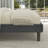 Mccreight Low Profile Platform Bed with Winged Headboard, No Box Spring Needed-856841124-862722438
