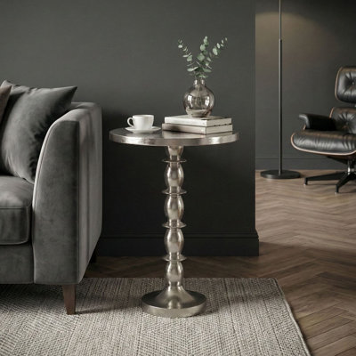 Pedestal Round Side Table