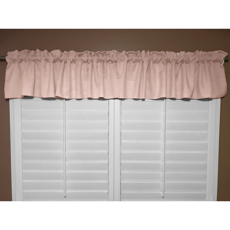 Cantonnière sur mesure l 58 po Pastorella, L 58 po x L 32 po, Rosé