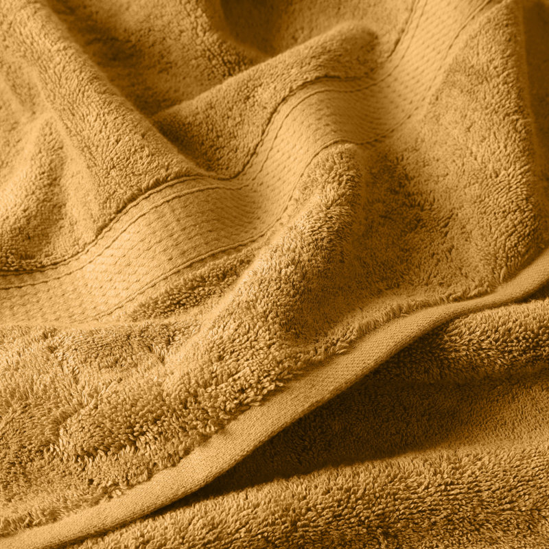 Scotia Egyptian Cotton Bath Towel Set, Gold, 10Pc Towel Set (2Bath, 4Hand, 4Face)