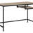 Spacious 48-Inch Modern Laptop Computer Desk With Storage, Stylish Brown Laminate And Sturdy Black Metal Legs For Home Office.-1292104787