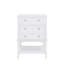 Meuble-lavabo moderne avec lavabo et armoire ouverte 24 po avec tiroir et tablette tendance