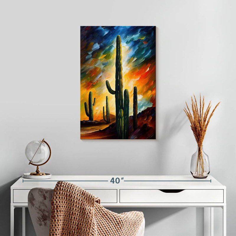 Harnek Desert Cactus II, H 24 po x l 16 po