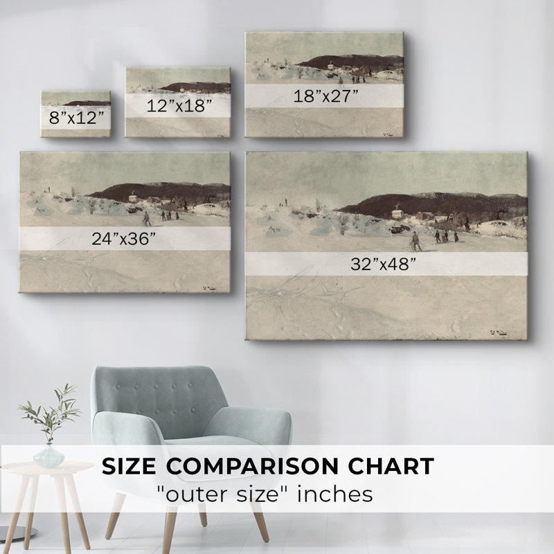 Paysages rétro-CCXVI -Galerie enveloppée Cavas, 12 x 18