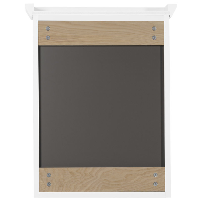 Armoire à pharmacie à fixation murale Simplicity, H 27 po x l 19 po x P 6,5 po, Blanc satiné