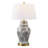 Deziree 29.5" Blue/White Table Lamp-8004166