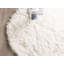 Tapis blanc en laine à poils longs Stonec chiffre-2069712756