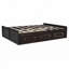 62.2"Wood Storage Bed with 6 Drawers