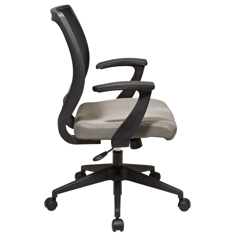 Work Smart Polyester Blend Task Chair, Gray