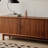 Retro design simple solid wood TV cabinet
