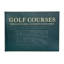 Graphic Image Golf Courses: Fairways of the World Coffee Table Book, Leather, Green