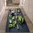 Vibrant Floral Pattern Non Woven Soft Printed Rug with Elegant Design for Indoor Home Decoration-125545709