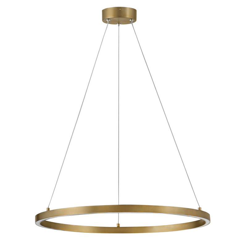 Lustre Caldina, Laiton laqué, H 29,5 po x l 33 po x P 33 po