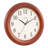 12.5" Atomic Analog Wood Wall Clock