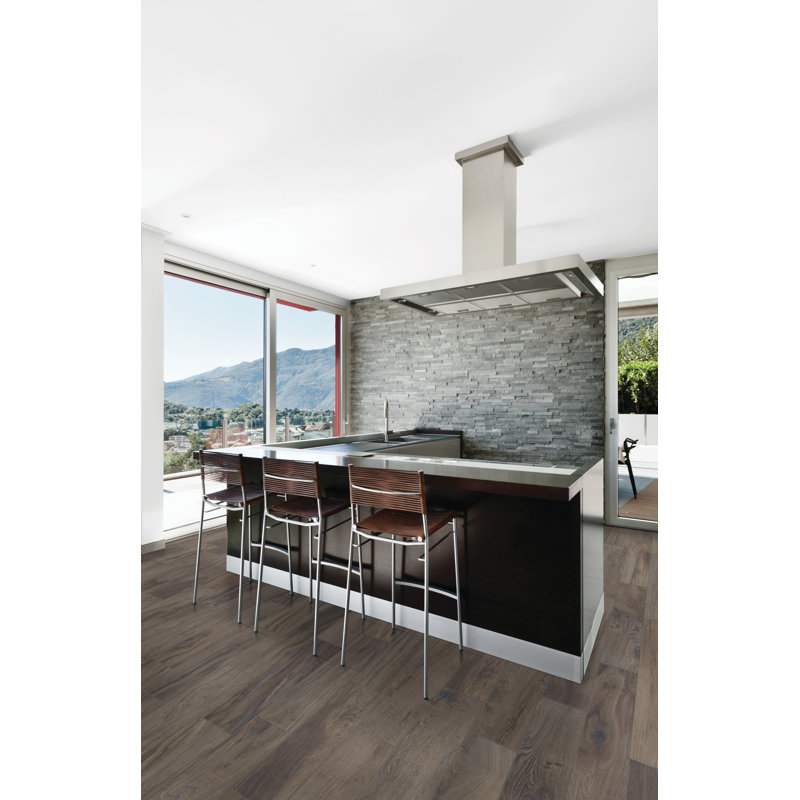 Centennial Arbour 6" x 36" Porcelain Wood Look Tile in Sand
