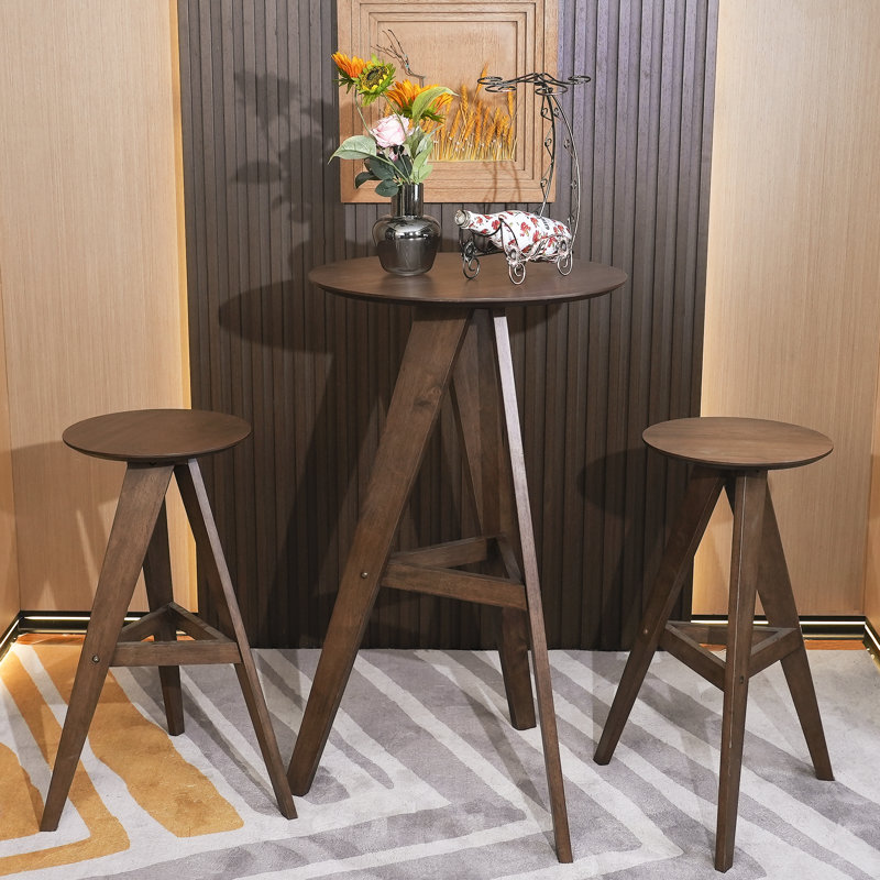 Bar Table And Stools Set