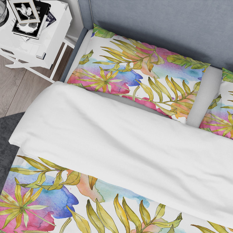 Retro Art Deco - Mid century bedding set - Modern Mid-century Bed cover set, Full/Queen Duvet Cover + 2 Shams