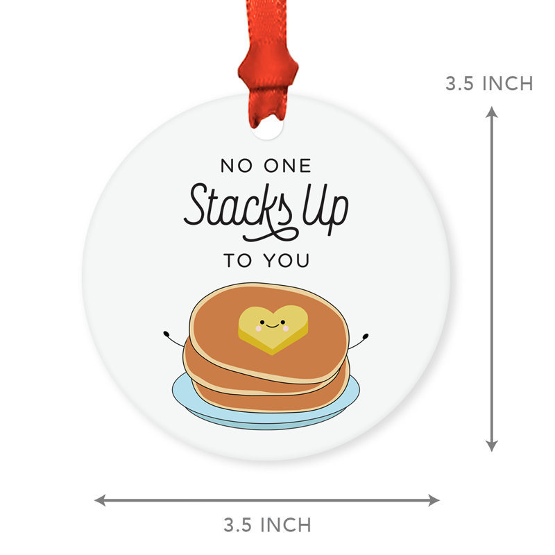 Ornement en forme de crêpe amusant