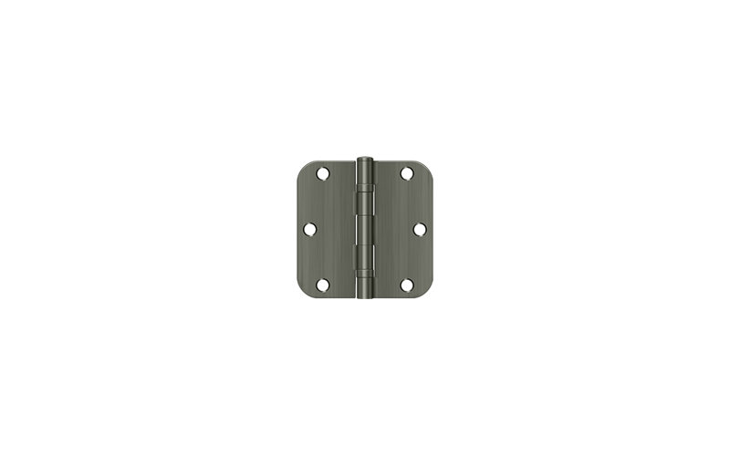 Steel Hinge, Antique Nickel