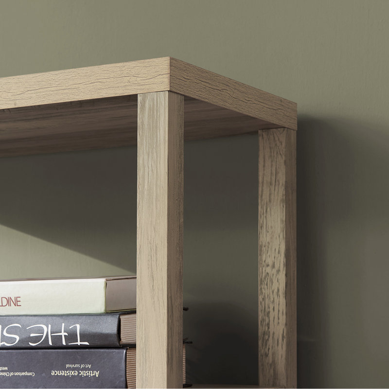 70.8cm H x 58.6cm W Standard Bookcase, Sand Oak