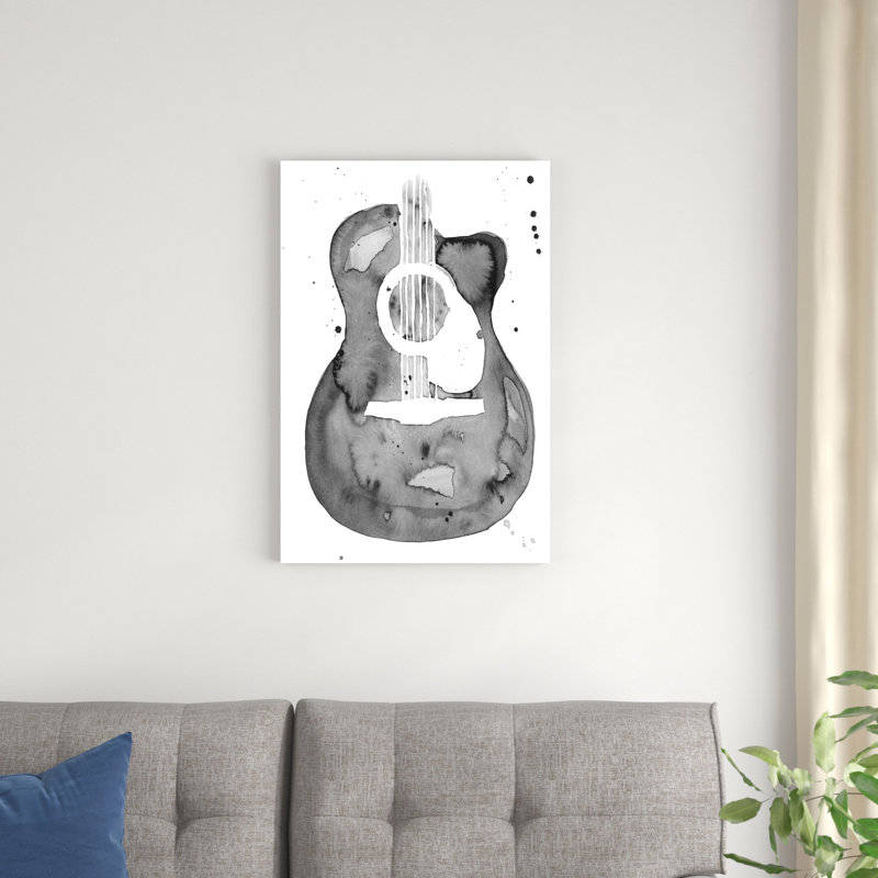 Guitare Flow I, H 30 po x l 20 po x P 1 po