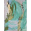 Laflor Hand Knotted Wool Abstract Area Rug in Jade/Teal/Lavender/Charcoa-1681552391