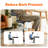 Adjustable Height Saddle Stool Chair with Wheels