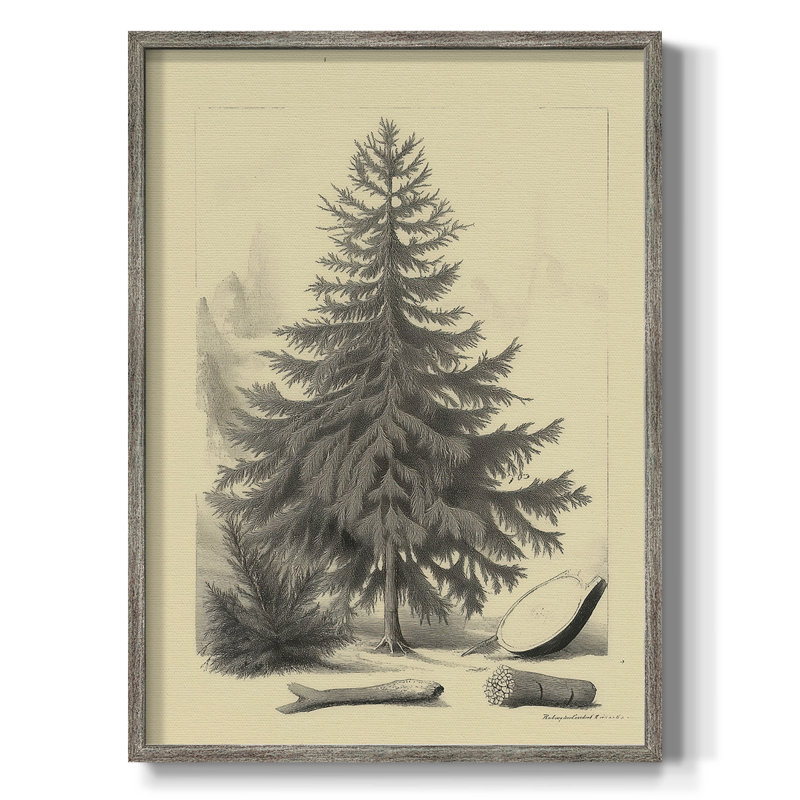 Reproduction d'art encadrée de Noël, H 21 po x l 17 po