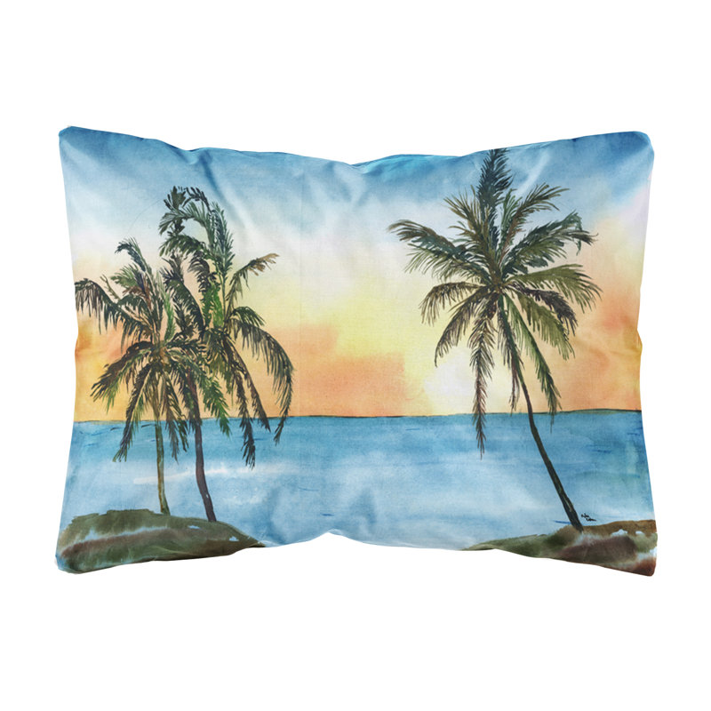 Coussin décoratif intérieur/extérieur palm tree