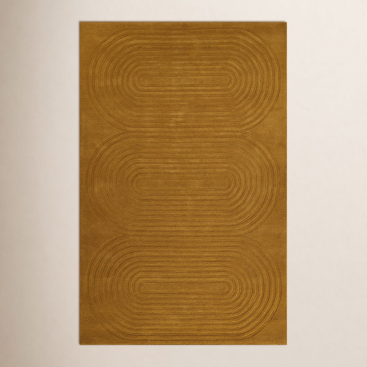 Tillie Hand Tufted Wool Gold Rug