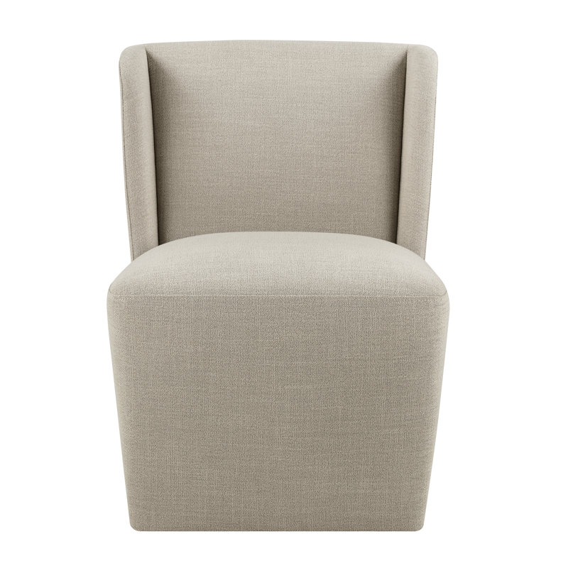 Chaise d'appoint rembourrée Ardeth, Lin performance Effie