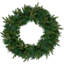 Couronne de Noël artificielle pré-éclairée en forme de pin avec ange émeraude et vert clair - lumières transparentes de 30 pouces