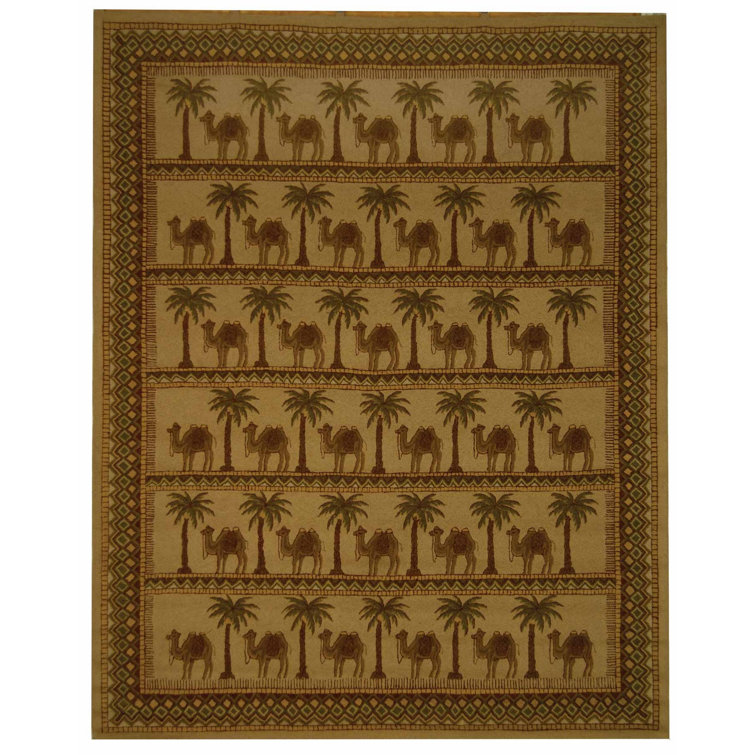 Hand Hooked Wool Pile Rug
