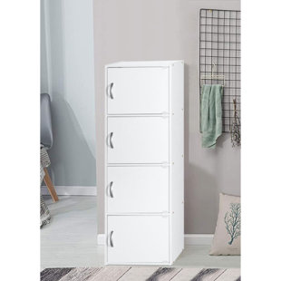 Armoire de rangement à 4 tablettes 