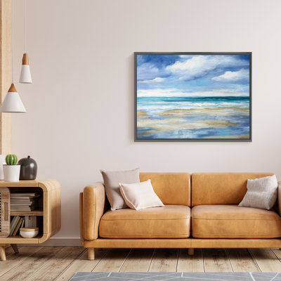 Vue sur l'océan - Reproduction de photo sur toile